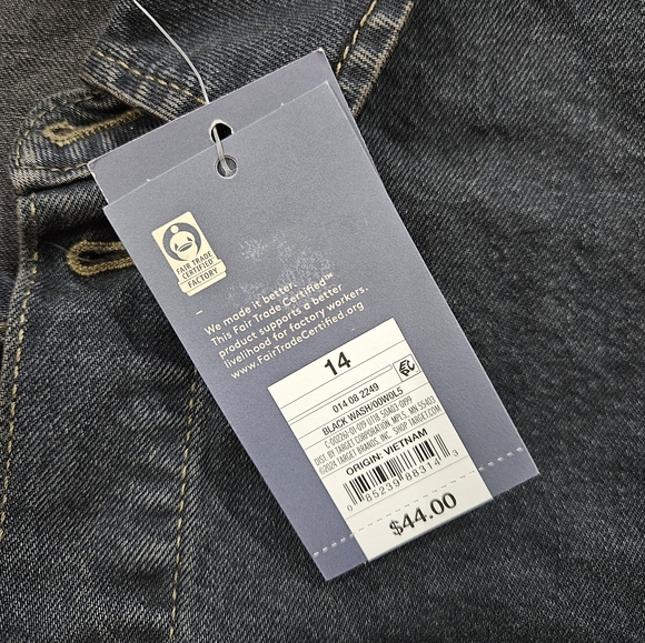 Universal Thread Long Sleeve Denim Maxi Dress in Black Women’s Size 2,4, & 14 - Picture 14 of 14